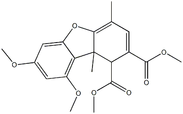 1,9b-Dihydro-7,9-dimethoxy-4,9b-dimethyl-1,2-dibenzofurandicarboxylic acid dimethyl ester|