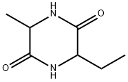2,5-Piperazinedione,3-ethyl-6-methyl-(8CI,9CI) Structure