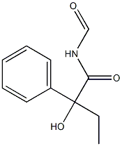 α-Ethyl-N-formyl-α-hydroxybenzeneacetamide Struktur
