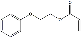 フェノキシポリエチレングリコ-ルアクリレ-ト 化学構造式