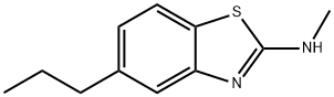 2-Benzothiazolamine,N-methyl-5-propyl-(9CI) Struktur