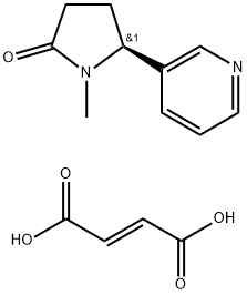 コチニン·0.5フマル酸 化学構造式