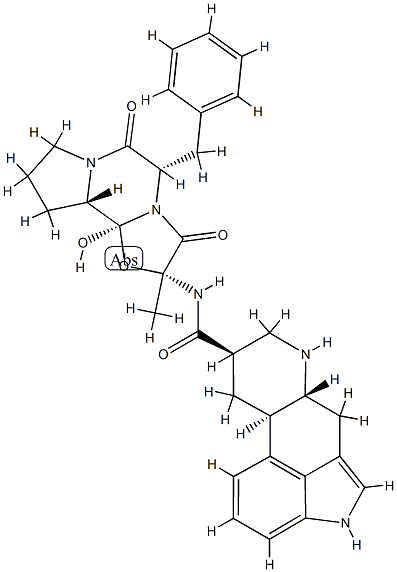 (5'α,10α)-6-DeMethyl-9,10-dihydro-12'-hydroxy-2'-Methyl-5'-(phenylMethyl)ergotaMan-3',6',18-trione Structure