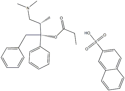 萘磺酸左丙氧芬, 5714-90-9, 结构式