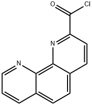 1,10-phenanthroline-2-carbonyl chloride Structure