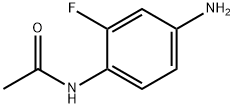 N-(4-アミノ-2-フルオロフェニル)アセトアミド 化学構造式
