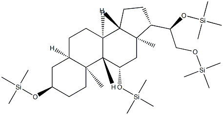 57326-08-6 [[(20R)-5β-Pregnane-3α,11β,20,21-tetryl]tetra(oxy)]tetrakis(trimethylsilane)