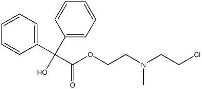 benzilylcholine mustard Structure