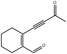1-Cyclohexene-1-carboxaldehyde,2-(3-oxo-1-butynyl)-(9CI) Structure