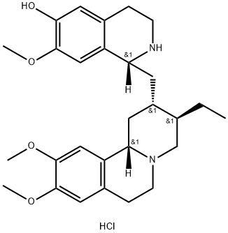 盐酸吐根酚碱,5853-29-2,结构式