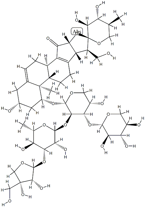 トリレノシドA 化学構造式