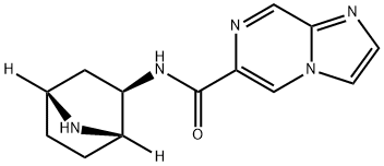 Imidazo[1,2-a]pyrazine-6-carboxamide, N-(1S,2R,4R)-7-azabicyclo[2.2.1]hept- 结构式