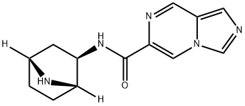 Imidazo[1,5-a]pyrazine-6-carboxamide, N-(1S,2R,4R)-7-azabicyclo[2.2.1]hept- Struktur