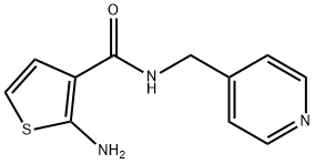 3-Thiophenecarboxamide,2-amino-N-(4-pyridinylmethyl)-(9CI),590376-49-1,结构式