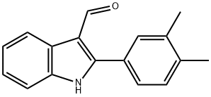 1H-Indole-3-carboxaldehyde,2-(3,4-dimethylphenyl)-(9CI) Structure