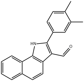 1H-Benz[g]indole-3-carboxaldehyde,2-(3,4-dimethylphenyl)-(9CI),590397-98-1,结构式