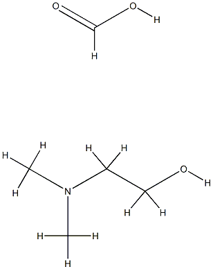 formic acid, compound with 2-(dimethylamino)ethanol (1:1) Structure