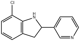 1H-Indole,7-chloro-2,3-dihydro-2-(3-pyridinyl)-(9CI) Struktur