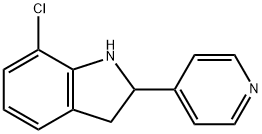 1H-Indole,7-chloro-2,3-dihydro-2-(4-pyridinyl)-(9CI),591758-88-2,结构式