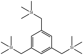 Silane,[1,3,5-benzenetriyltris(methylene)tris[trimethyl- Struktur