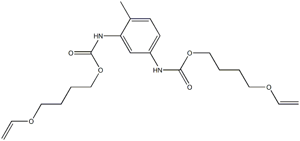 BIS(4-(VINYLOXY)BUTYL) (4-METHYL-1 3- Structure