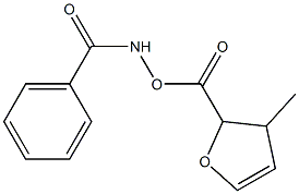 2-Furancarboxylicacid,2-(benzoylamino)-2,3-dihydro-,methylester(9CI) Structure