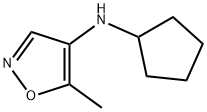 4-Isoxazolamine,N-cyclopentyl-5-methyl-(9CI) Structure