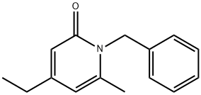 2(1H)-Pyridinone,4-ethyl-6-methyl-1-(phenylmethyl)-(9CI) Struktur