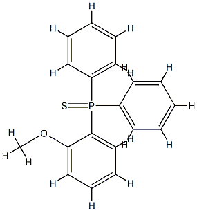 (2-methoxyphenyl)-diphenyl-sulfanylidene-phosphorane 结构式