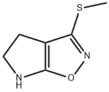 4H-Pyrrolo[3,2-d]isoxazole,5,6-dihydro-3-(methylthio)-(9CI) Structure