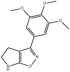 4H-Pyrrolo[3,2-d]isoxazole,5,6-dihydro-3-(3,4,5-trimethoxyphenyl)-(9CI) Structure