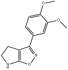 4H-Pyrrolo[3,2-d]isoxazole,3-(3,4-dimethoxyphenyl)-5,6-dihydro-(9CI) Structure