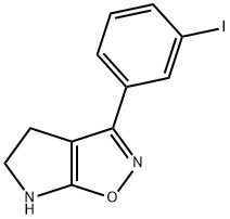 4H-Pyrrolo[3,2-d]isoxazole,5,6-dihydro-3-(3-iodophenyl)-(9CI) Structure