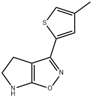 4H-Pyrrolo[3,2-d]isoxazole,5,6-dihydro-3-(4-methyl-2-thienyl)-(9CI) Structure