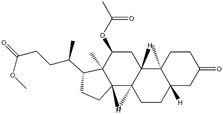 12α-Acetyloxy-3-oxo-5α-cholan-24-oic acid methyl ester|