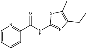 2-Pyridinecarboxamide,N-(4-ethyl-5-methyl-2-thiazolyl)-(9CI) Struktur