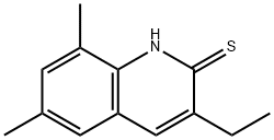 2(1H)-Quinolinethione,3-ethyl-6,8-dimethyl-(9CI) Structure