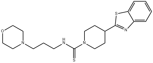 1-Piperidinecarbothioamide,4-(2-benzothiazolyl)-N-[3-(4-morpholinyl)propyl]-(9CI)|