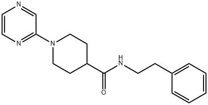 605639-20-1 4-Piperidinecarboxamide,N-(2-phenylethyl)-1-pyrazinyl-(9CI)
