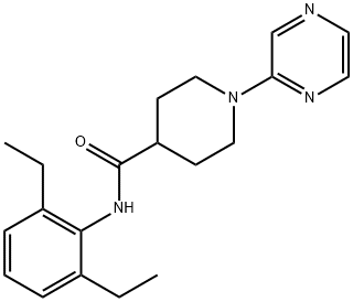 605639-31-4 4-Piperidinecarboxamide,N-(2,6-diethylphenyl)-1-pyrazinyl-(9CI)