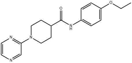 4-Piperidinecarboxamide,N-(4-ethoxyphenyl)-1-pyrazinyl-(9CI)|