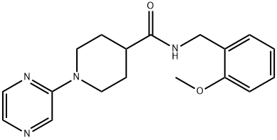 605639-82-5 4-Piperidinecarboxamide,N-[(2-methoxyphenyl)methyl]-1-pyrazinyl-(9CI)