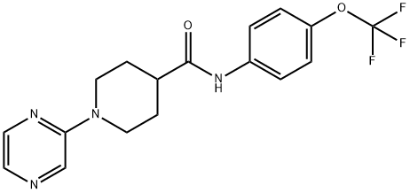 605639-96-1 4-Piperidinecarboxamide,1-pyrazinyl-N-[4-(trifluoromethoxy)phenyl]-(9CI)