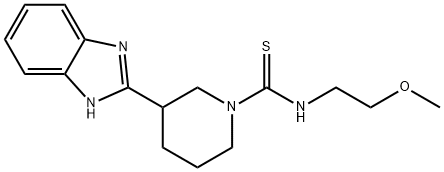 1-Piperidinecarbothioamide,3-(1H-benzimidazol-2-yl)-N-(2-methoxyethyl)-(9CI)|