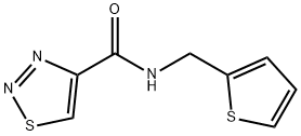 1,2,3-Thiadiazole-4-carboxamide,N-(2-thienylmethyl)-(9CI) Structure