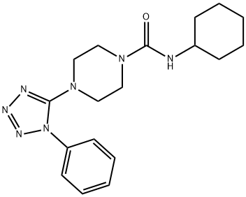 1-Piperazinecarboxamide,N-cyclohexyl-4-(1-phenyl-1H-tetrazol-5-yl)-(9CI)|