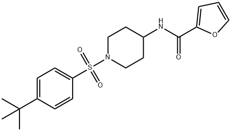 2-Furancarboxamide,N-[1-[[4-(1,1-dimethylethyl)phenyl]sulfonyl]-4-piperidinyl]-(9CI)|