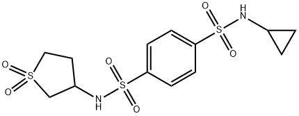 1,4-Benzenedisulfonamide,N-cyclopropyl-N-(tetrahydro-1,1-dioxido-3-thienyl)-(9CI)|