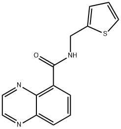 5-Quinoxalinecarboxamide,N-(2-thienylmethyl)-(9CI) Structure