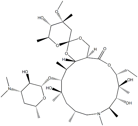 阿奇霉素杂质K, 612534-95-9, 结构式